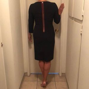 AJ - Armani Jeans Navy 3/4 Sleeve Dress Size 6